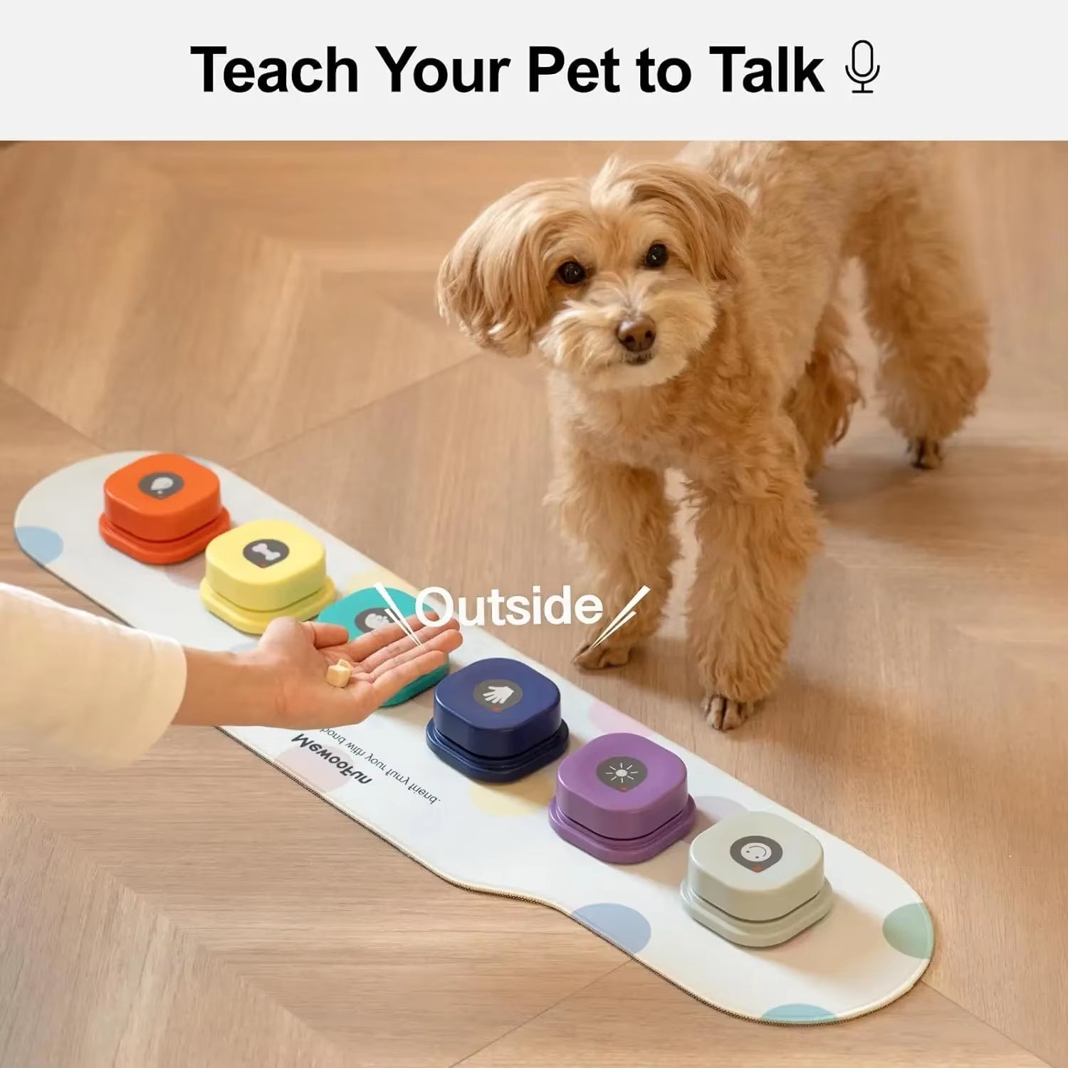 Talkipaws Smart Button Set – Teach Your Pet to Speak with a Paw
